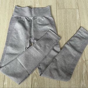 GYMSHARK high rise flex steel blue/charcoal